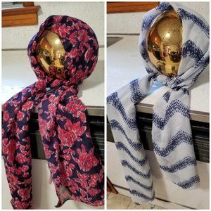 Avon polyester scarves 18" X 36"